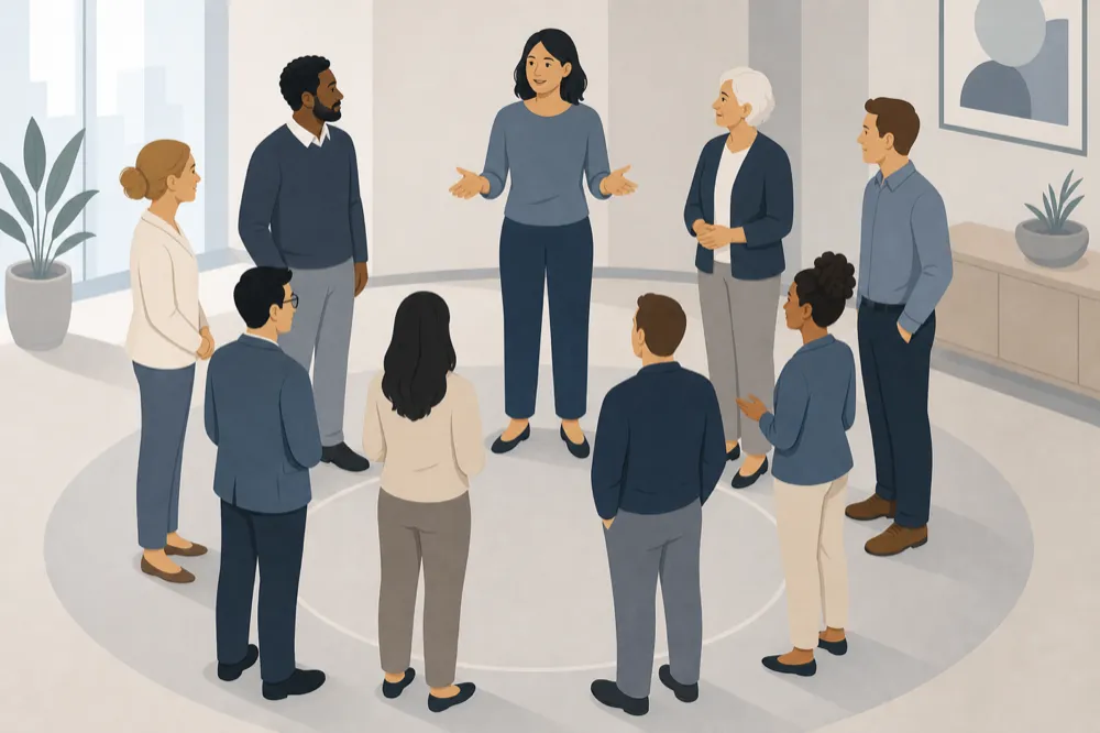 A team meeting where everyone has room to speak