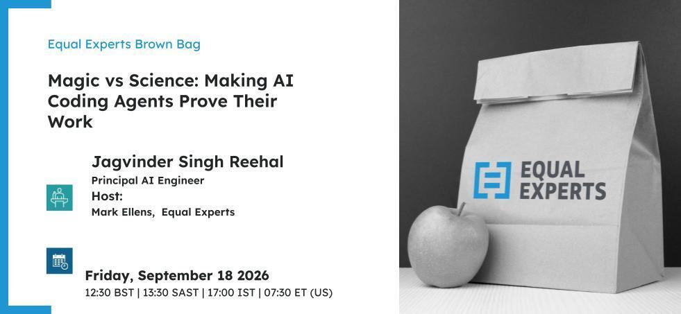 My talk at EE about Magic vs Science: Making AI Coding Agents Prove Their Work
